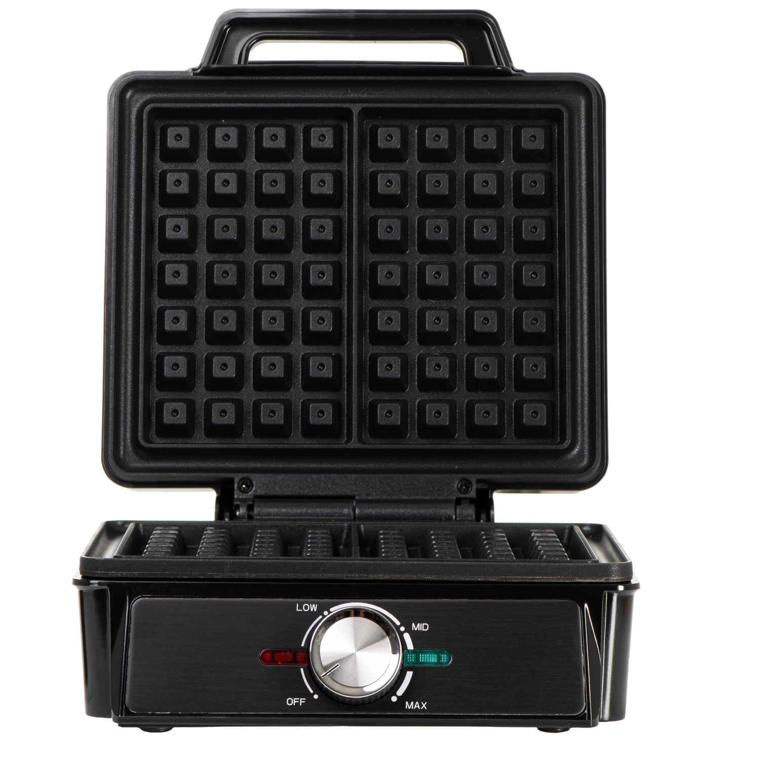 WAFFLE IRON 2000W WAFFLE TOASTER STRONG WITH TEMPERATURE CONTROL BLACK Power rating 2000 W