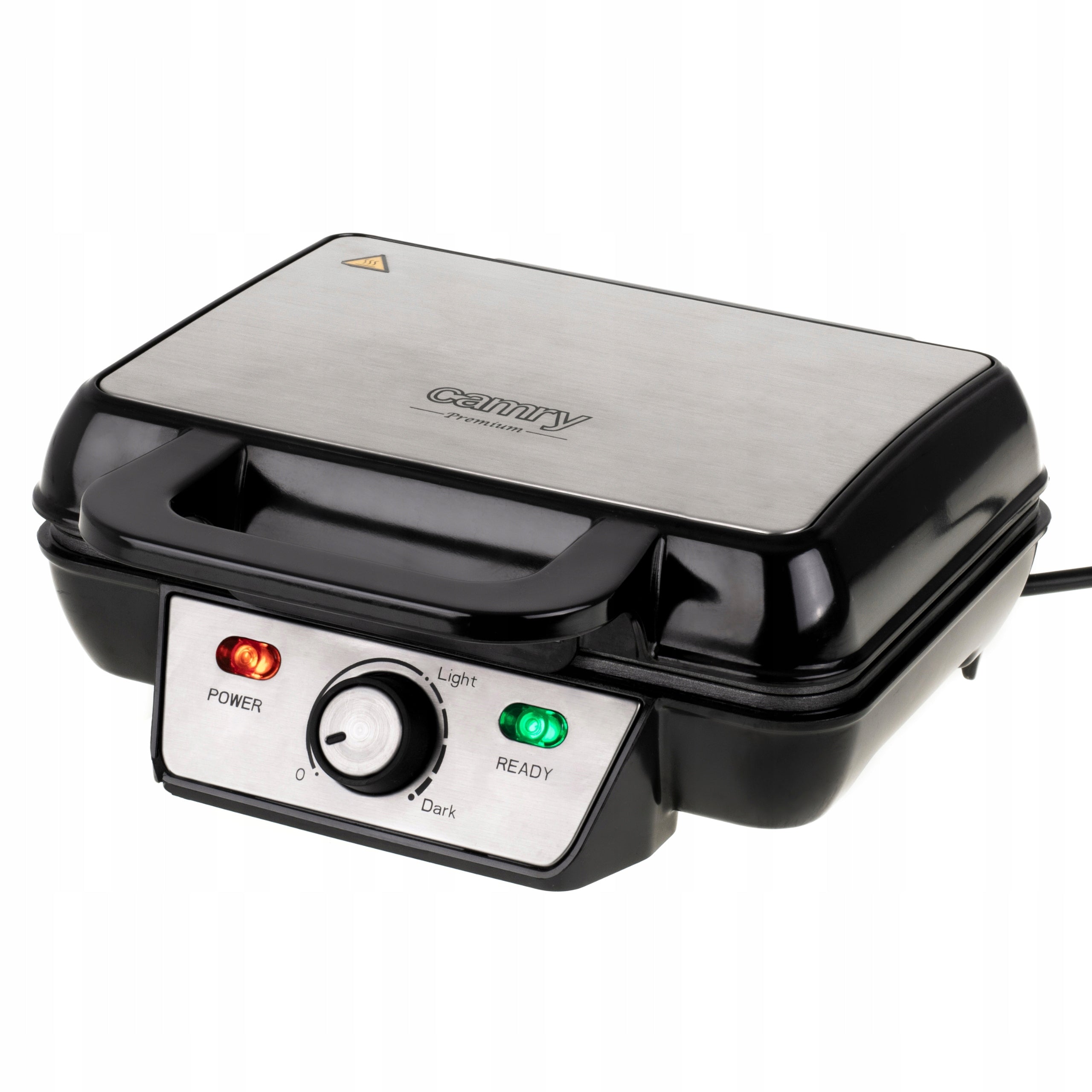 WAFFLE IRON CAMRY 1600W CR-3046 HIGH POWER TEMPERATURE CONTROL FOR 2 WAFFLES Power rating 1600 W