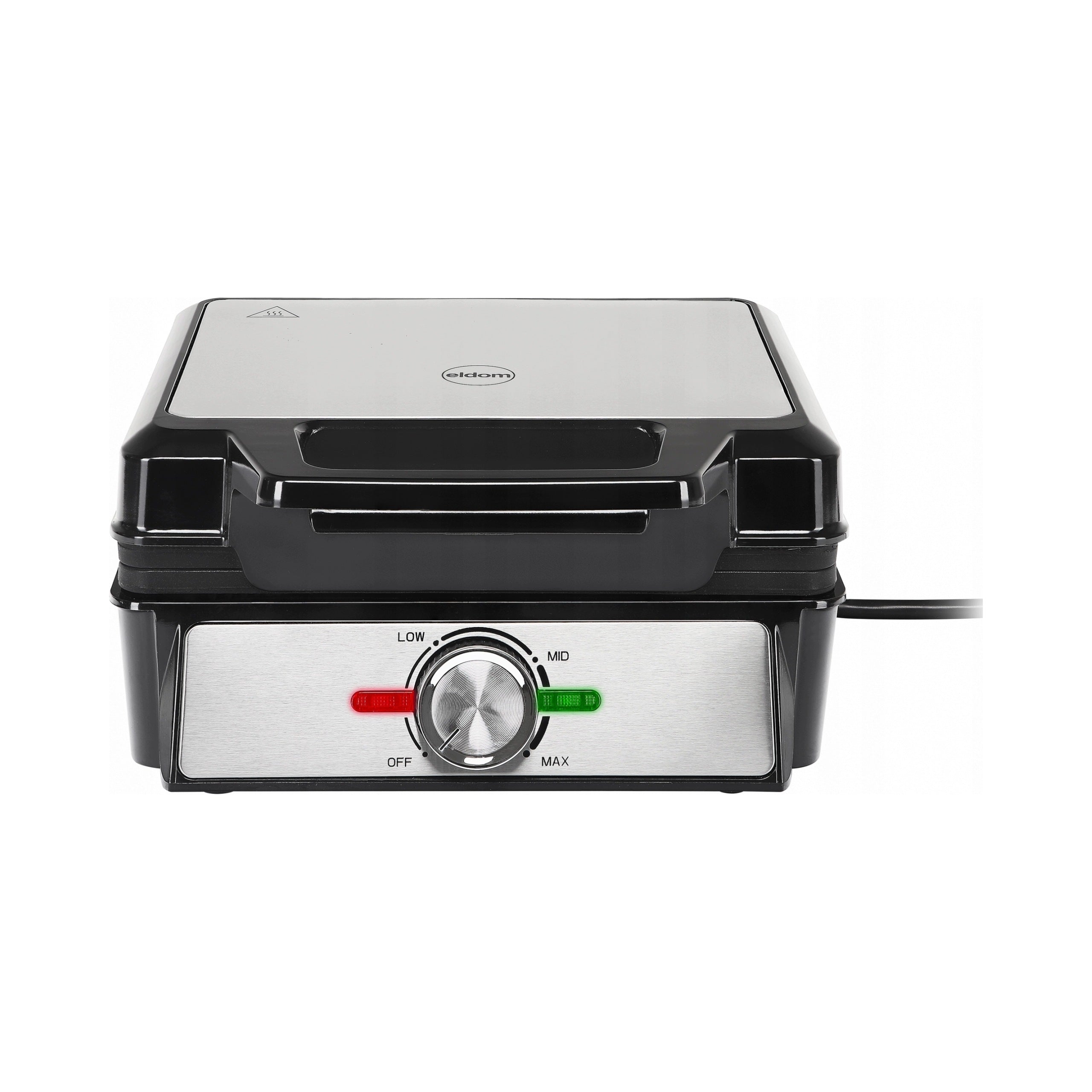 WAFFLE IRON ELDOM WA1600 SILVER/GREY 1600W