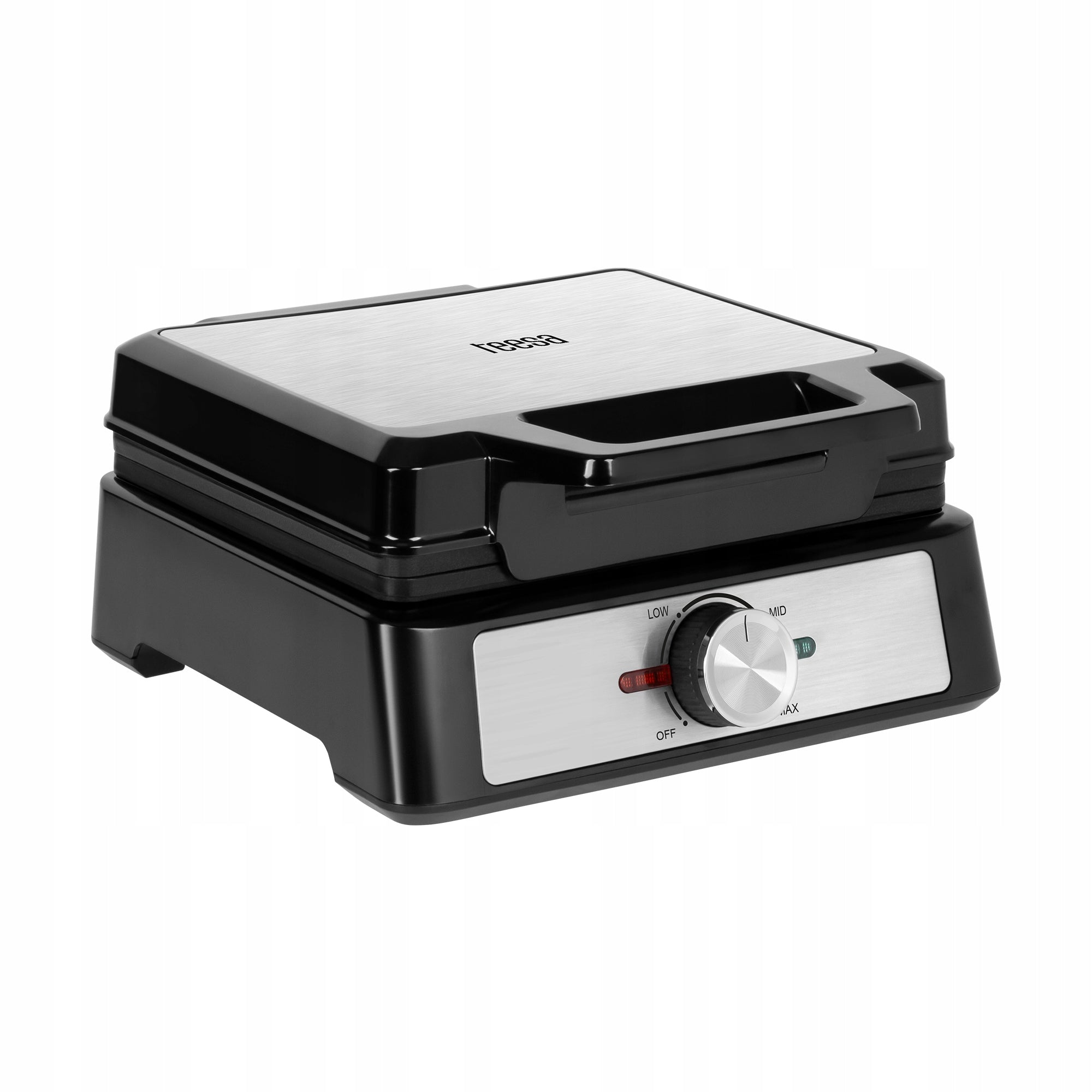 WAFFLE IRON TWO WAFFLES 1600W inox POWER ADJUSTMENT Power rating 1600 W