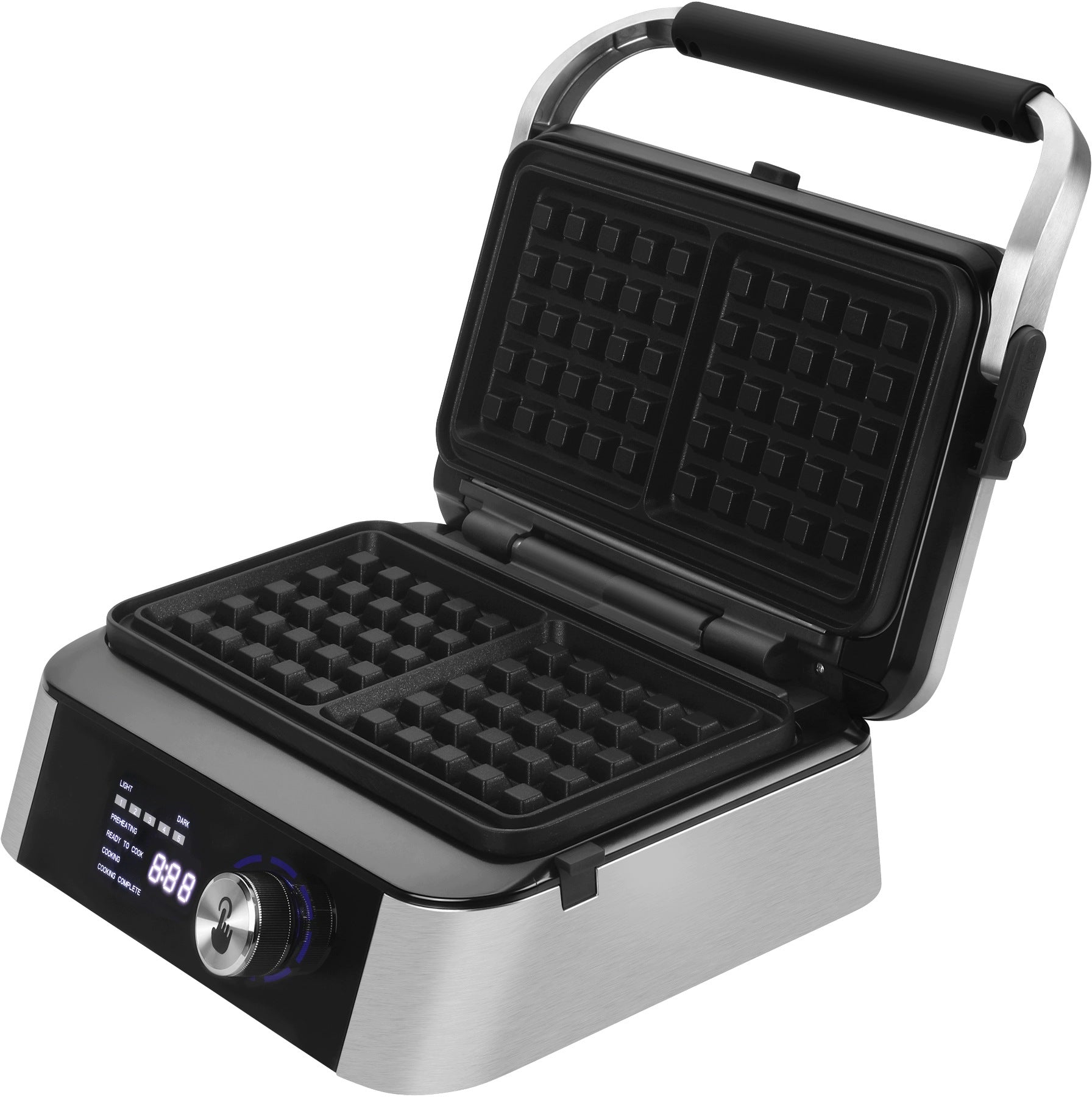 WAFFLE IRON WITH LED DISPLAY 2200W 240V 26,8X13,5 CM KD4204 Manufacturer code KD4204