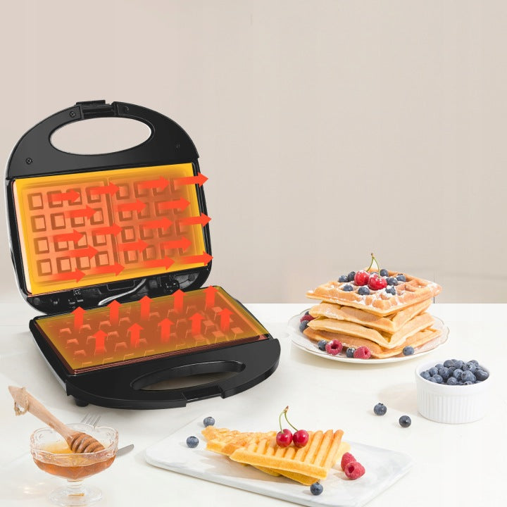 WAFFLE MAKER 2 LARGE CRUNCHY WAFFLES 750W WAFFLE TOASTER Manufacturer code 8433325311377