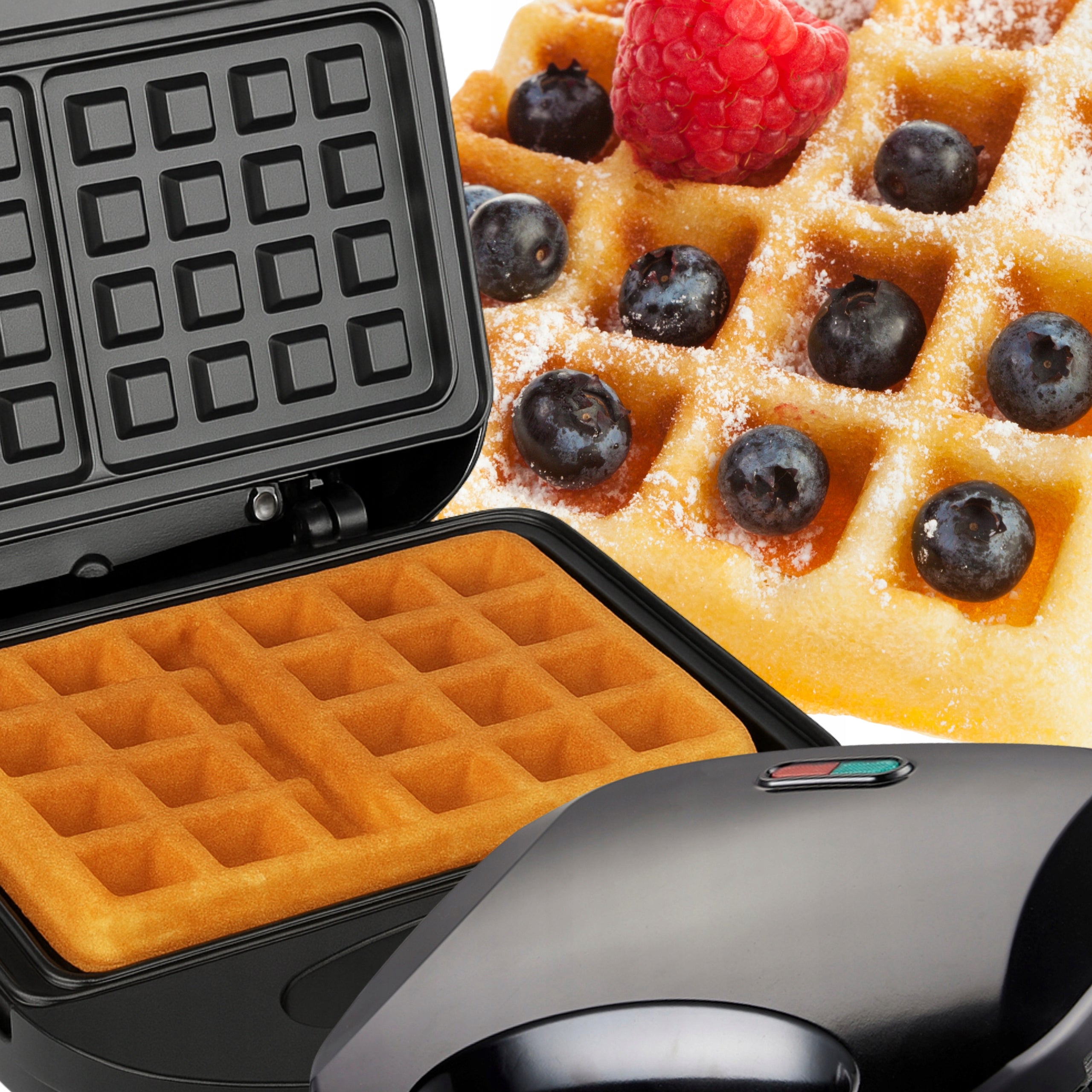 WAFFLE MAKER 2 WAFFLE TOASTER WAFFLE MAKER 1000W