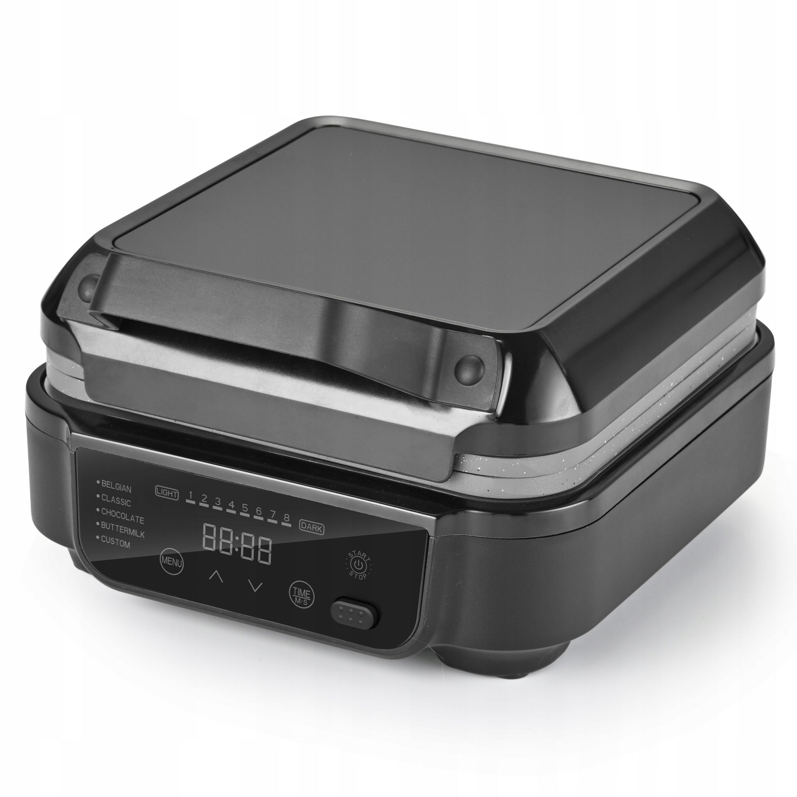 WAFFLE MAKER 2 WAFFLES SOLID 2200W 5 PROGRAMS 8 LEVELS REMOVABLE PLATES