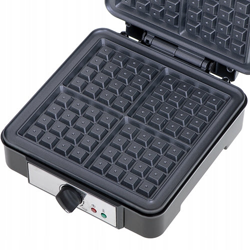 WAFFLE MAKER FOR 4 LARGE WAFFLES CRISPY XXL TEMPERATURE CONTROL STRONG 1800W Power rating 1800 W