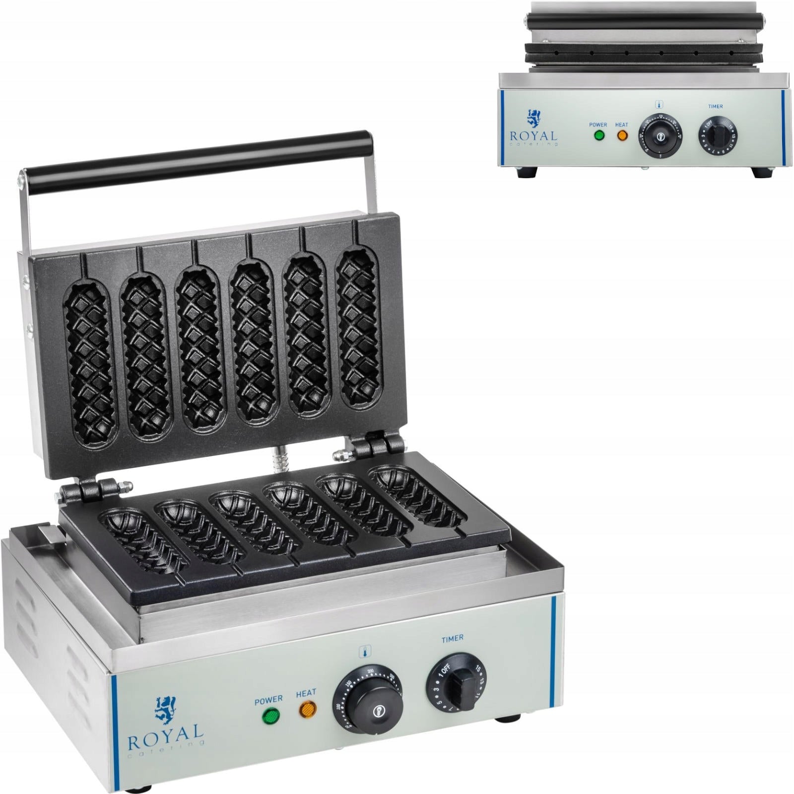WAFFLE MAKER ON STICK AND CORN DOG TOASTER WITH TEFLON PROFI Power rating 1550 W