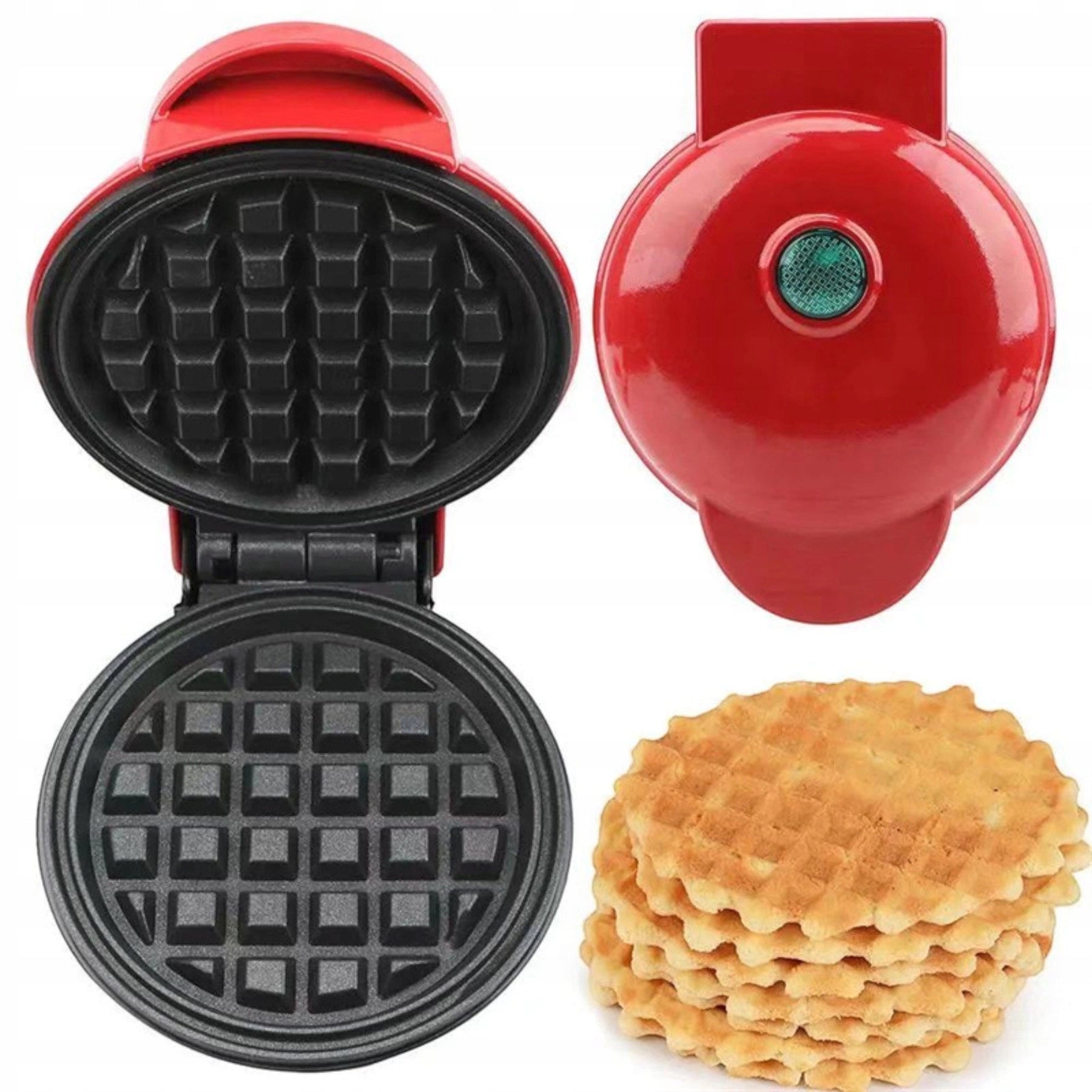 WAFFLE MAKING MACHINE MINI WAFFLE MAKER STRONG ELECTRIC 350W TOASTER Brand no brand