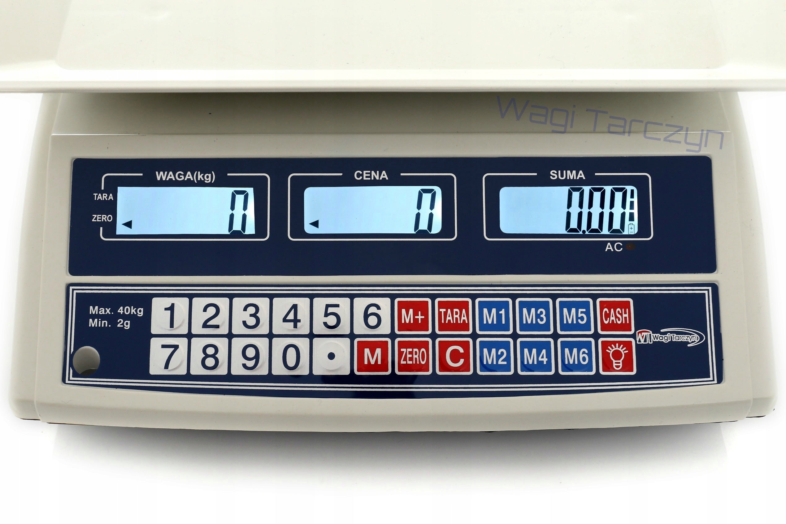 WAGI TARCZYN 40KG /2G SHOP SCALE ELECTRONIC GASTRONOMIC WAREHOUSE EAN (GTIN) 5905481540968