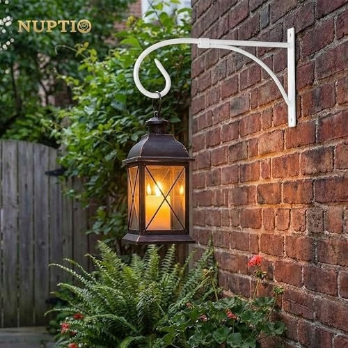 WALL HOOK HANGING IRON FORGED FOR PLANT POTS GARDEN 2 PCS. Manufacturer code Bez marki