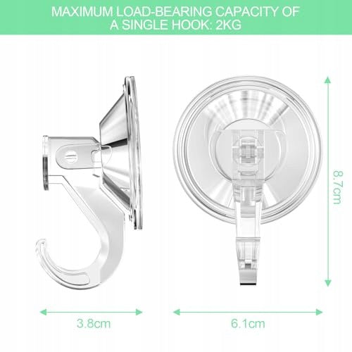 WALL HOOKS WITH SUCTION CUPS SET OF 6 FOR BATHROOM KITCHEN FOR HOME Manufacturer code SWC5908151093726