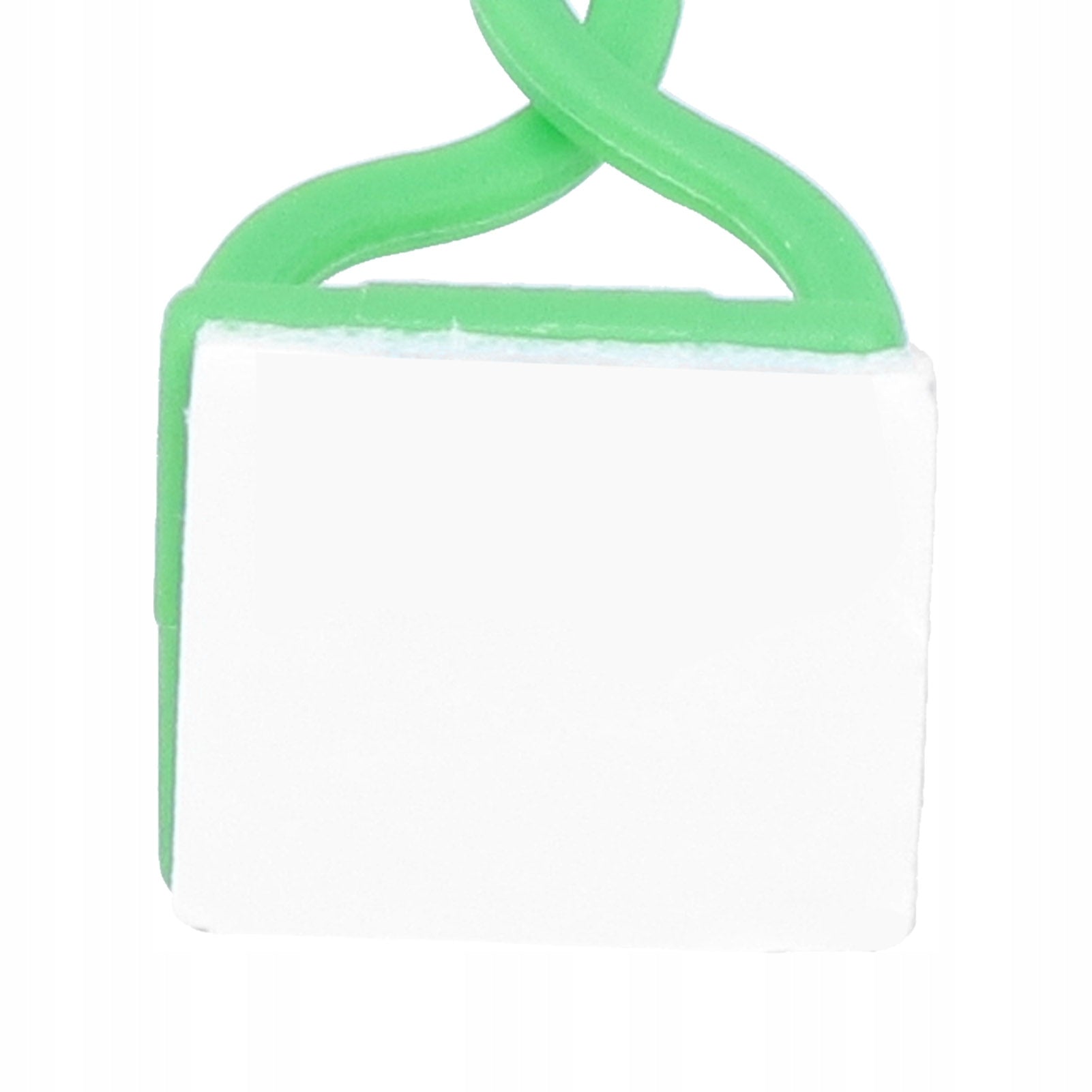 WALL MOUNT FASTENER CLIPS FOR PLANTS 100PCS Color green