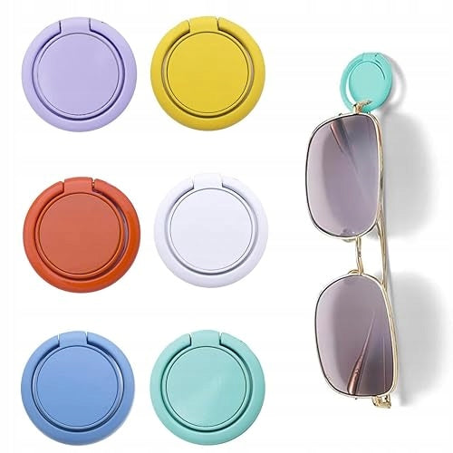 WALL MOUNT FOR GLASSES METAL SELF ADHESIVE SET OF 6 PCS FOR birthday