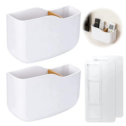 WALL MOUNT FOR REMOTE CONTROLS SELF-ADHESIVE ORGANIZER PLASTIC ABS 2 PCS. Brand no brand