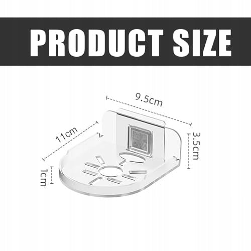 WALL MOUNT FOR SURVEILLANCE CAMERA PLASTIC UNIVERSAL WITHOUT DRILLING Manufacturer code Bez marki