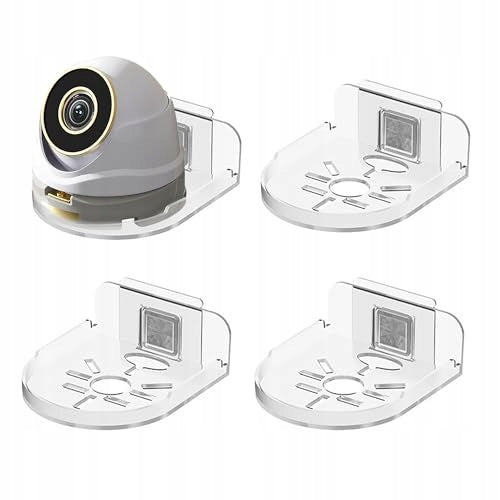 WALL MOUNT FOR SURVEILLANCE CAMERA PLASTIC UNIVERSAL WITHOUT DRILLING Model B0D87BHLX8