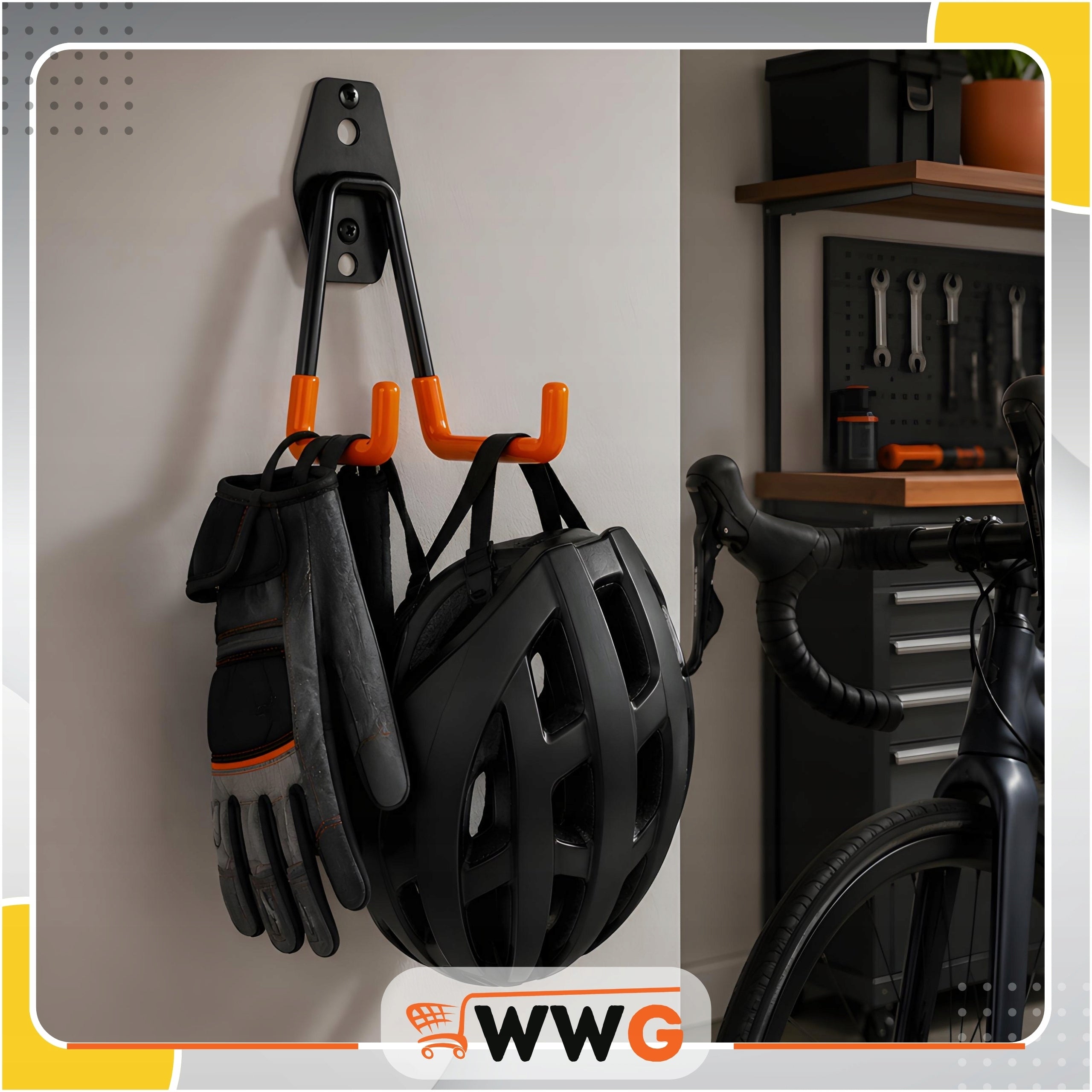 WALL MOUNT HANGER HOOK FOR GARAGE WORKSHOP LARGE FOR TOOLS 30KG 17CM Length 17 cm