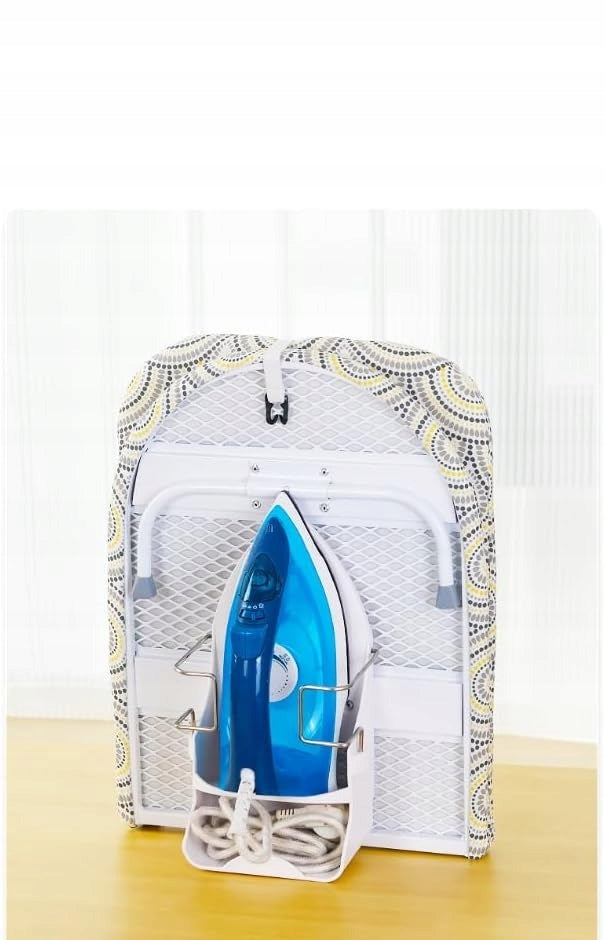 WALL-MOUNTED FOLDING IRONING BOARD 89X33CM HANGER STEEL DURABLE Brand no brand