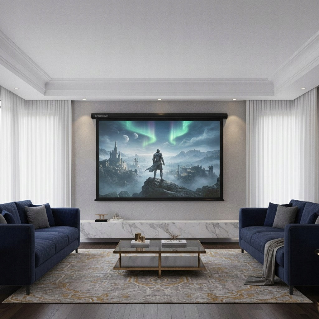 WALL PROJECTION SCREEN AVC-M145B 72" 145X110 AVCENTRUM BLACK PREMIUM Manufacturer code AVC-M145B