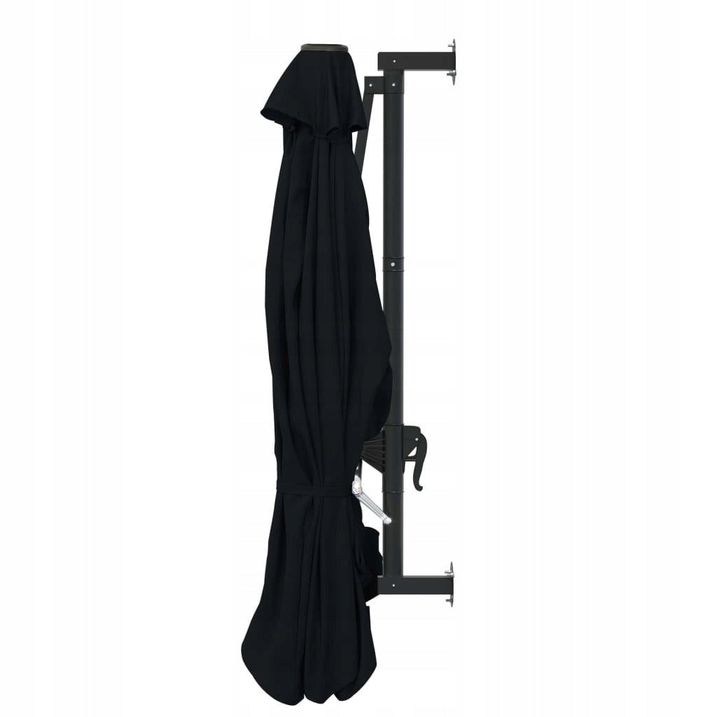 WALL UMBRELLA ON METAL POST 300CM BLACK Manufacturer code 47300