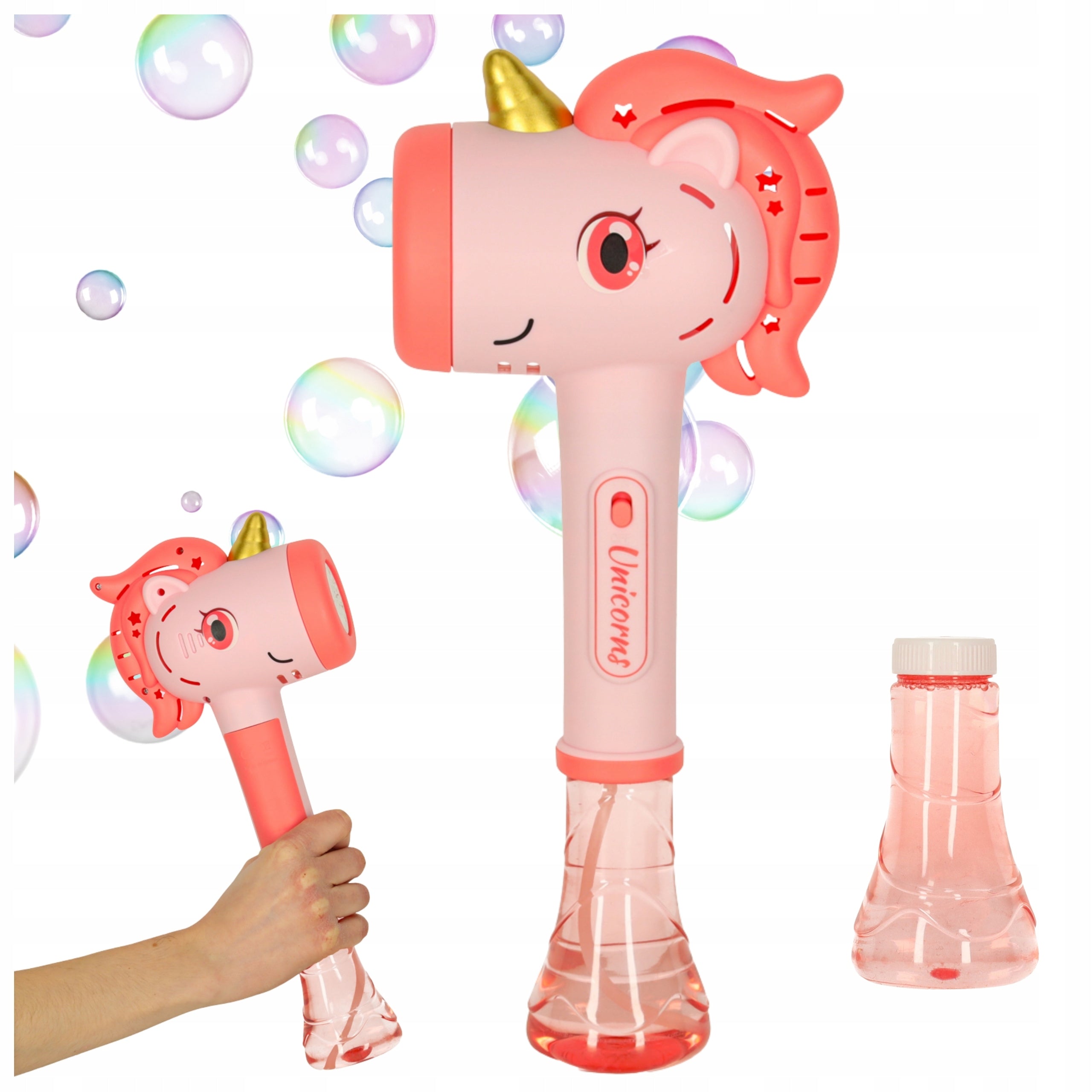 WAND UNICORN LED GUN SOAP BUBBLE MAKER Brand KIK