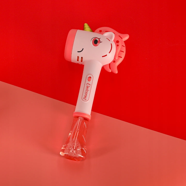 WAND UNICORN LED GUN SOAP BUBBLE MAKER Kid's age 6+ years