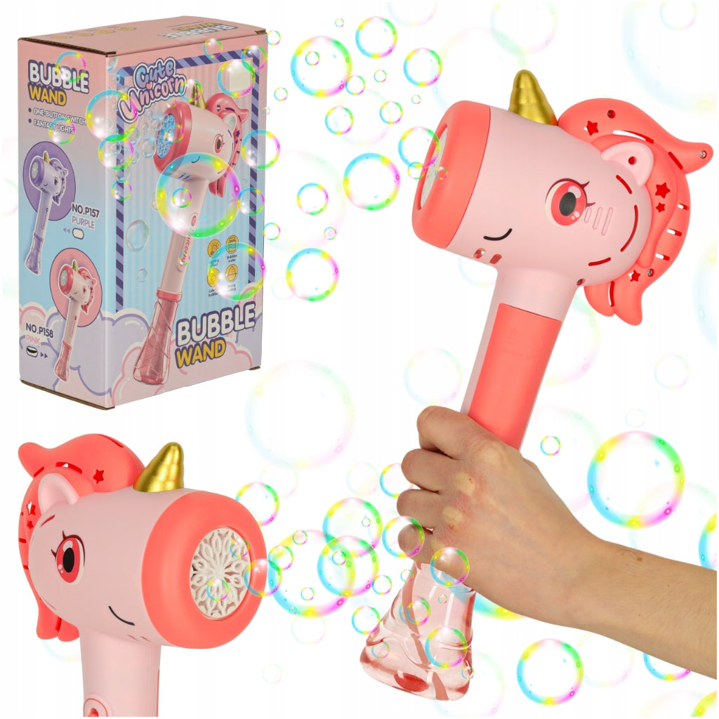 WAND UNICORN LED GUN SOAP BUBBLE MAKER Manufacturer code KX3252