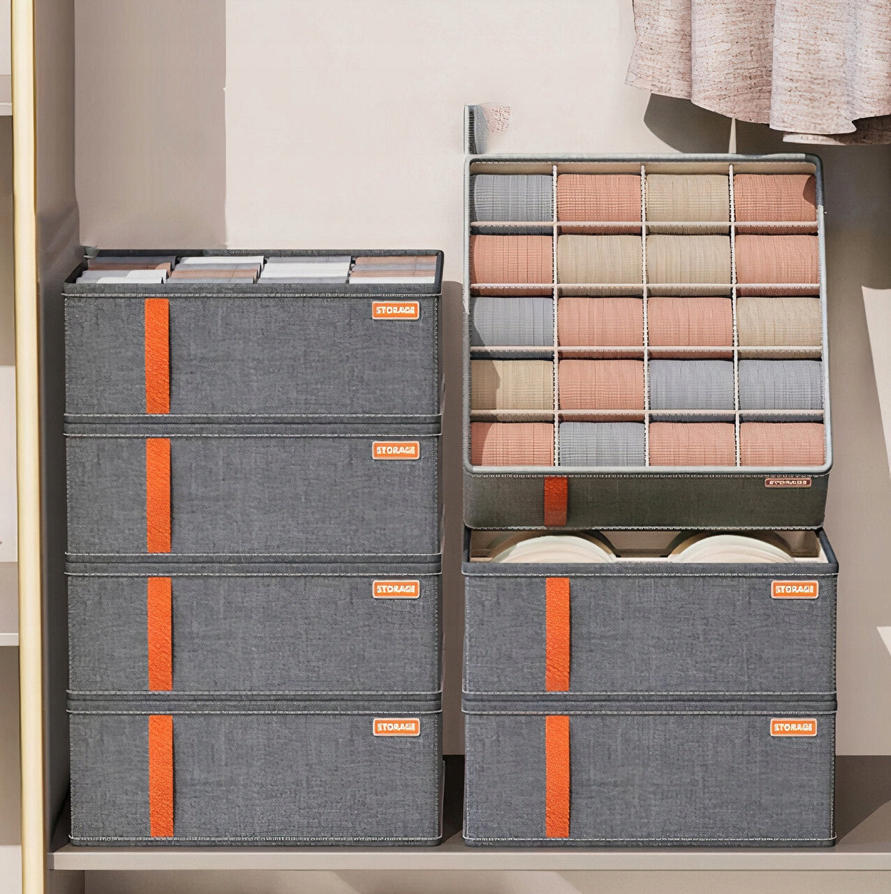 WARDROBE Organizer Bra DRAWERS UNDERWEAR bras RIGID WIDE Number of pieces 1 pcs