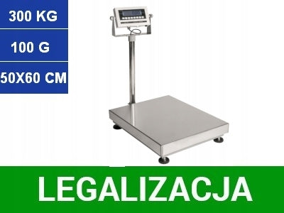 WAREHOUSE SCALE 300KG 50X60 LEGALIZATION Manufacturer code LP7510300kgWERTV