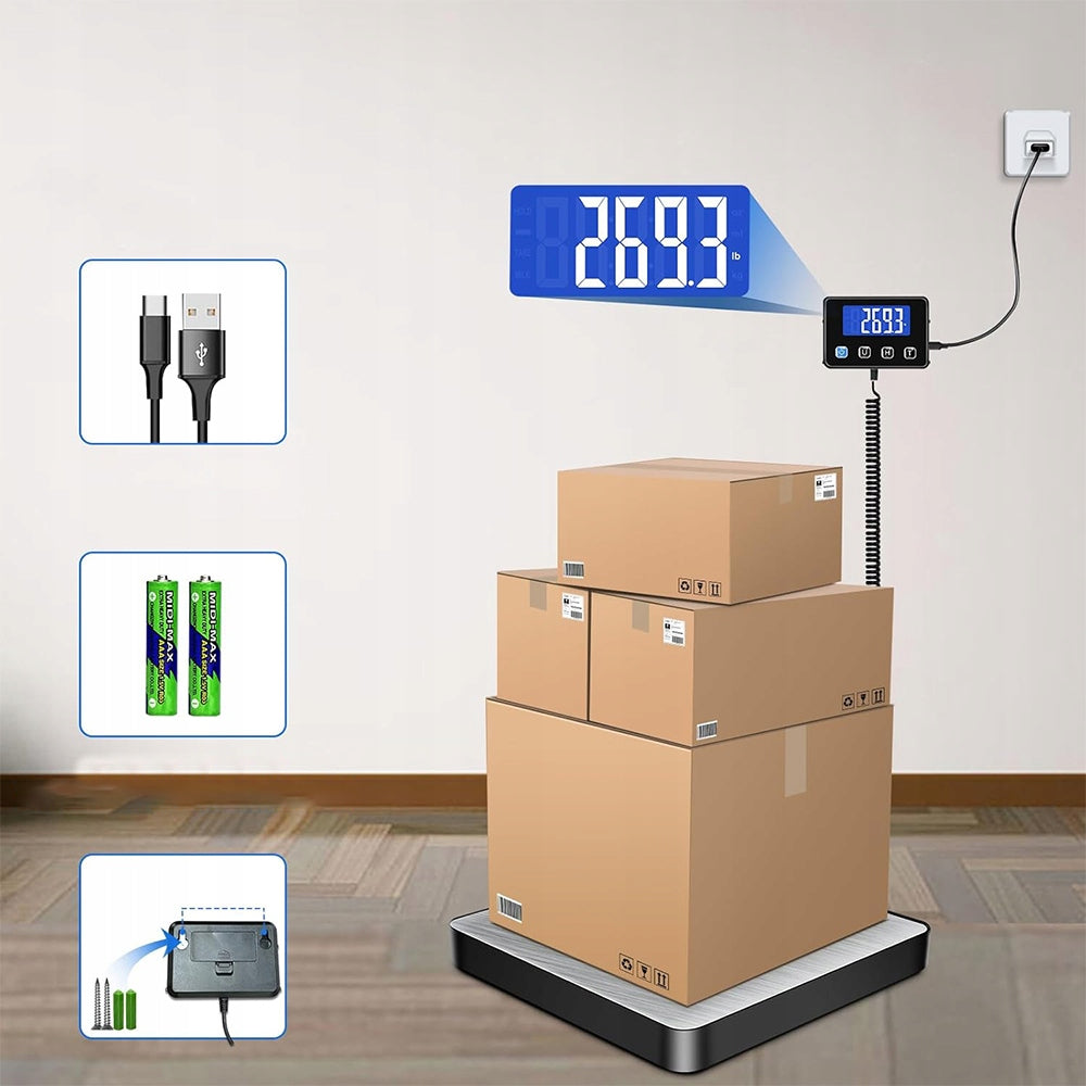 WAREHOUSE SCALE ELECTRONIC SHOP INDUSTRIAL PLATFORM 200 KG Brand Bedee
