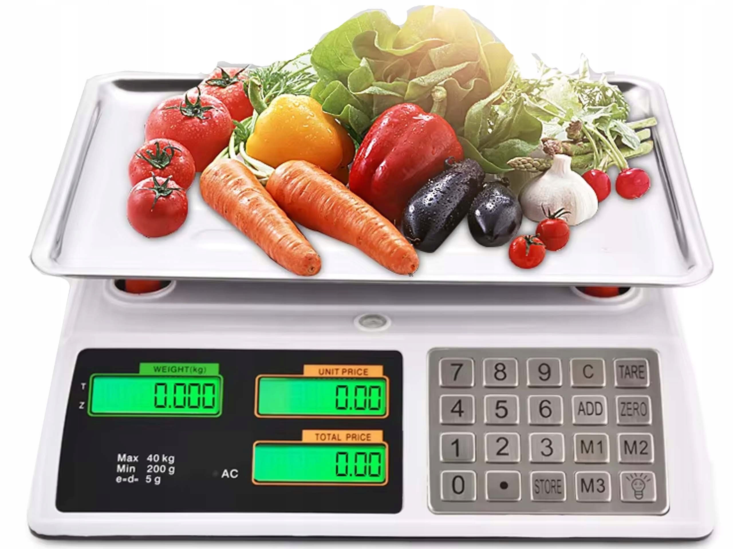 WAREHOUSE SCALE ELECTRONIC SHOP LCD 40KG/5G INDUSTRIAL CALCULATION