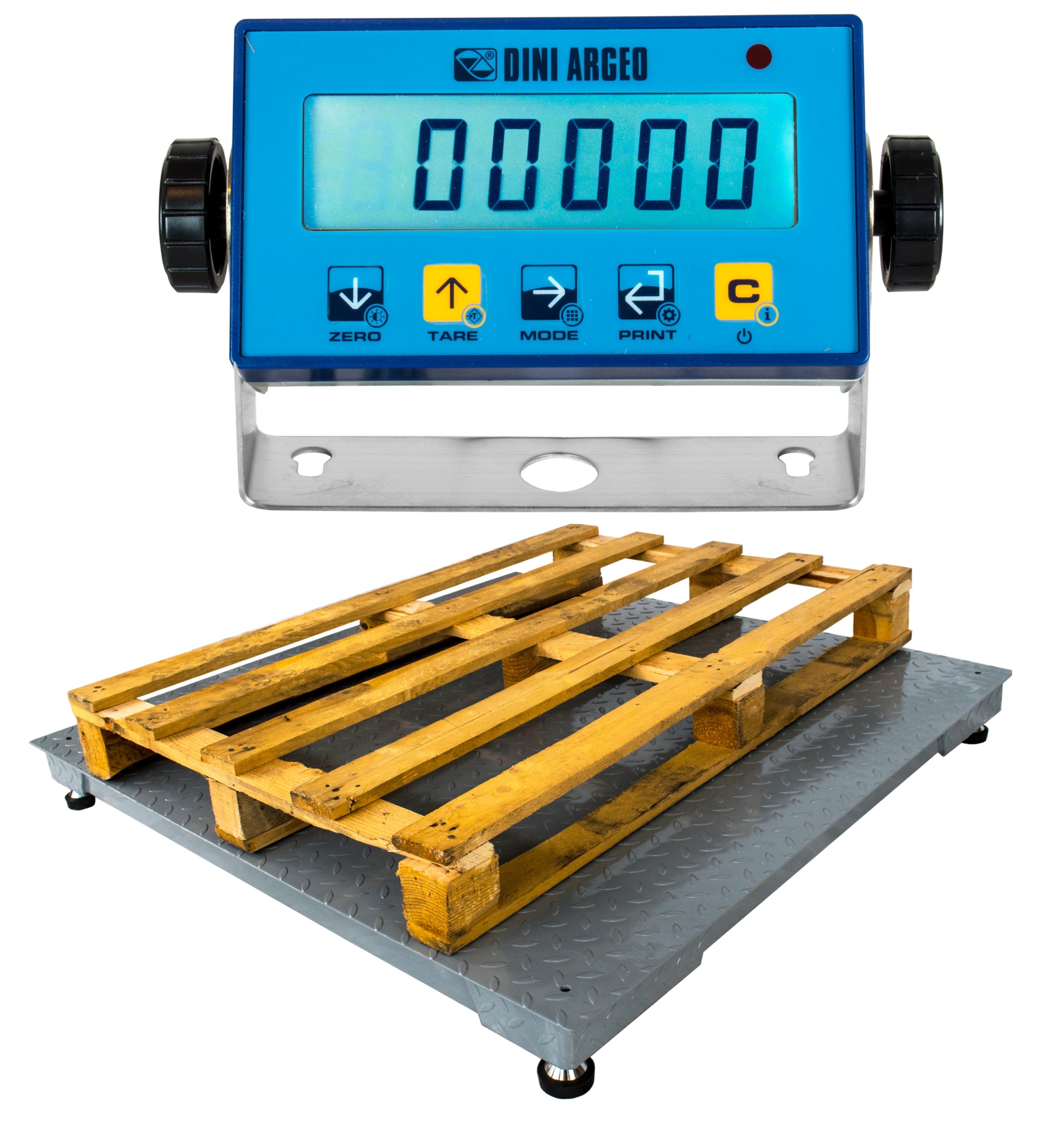 WAREHOUSE SCALE WITH LEGALIZATION 1,5x2m 3000kg 3tons