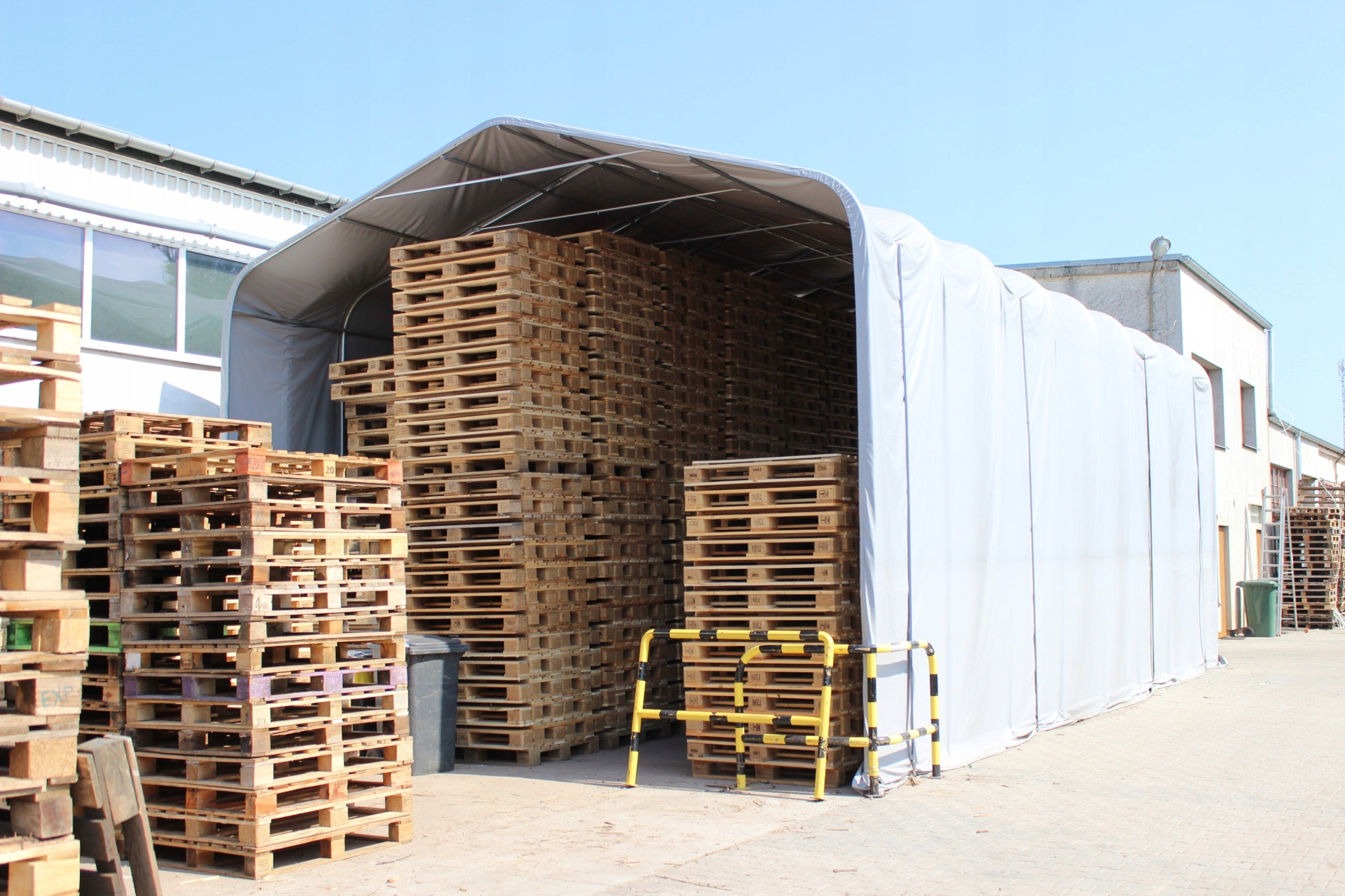 WAREHOUSE TENT HALL 8x20m Color gray