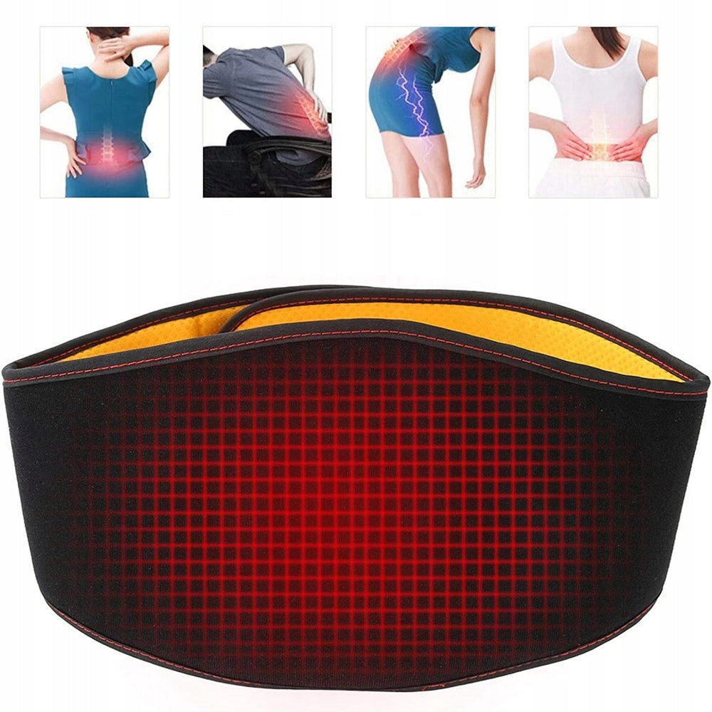 WARMING BACK BELT USB 55°C INFRARED BELLY MENSTRUATION VELUR Medical device no