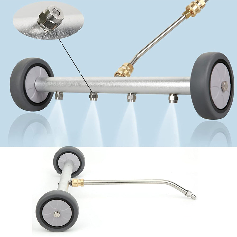 WASHER CHASSIS PRESSURE WASHER 4000PSI WITH 4 MULTIFUNCTIONAL NOZZLES Operating pressure 270 bar