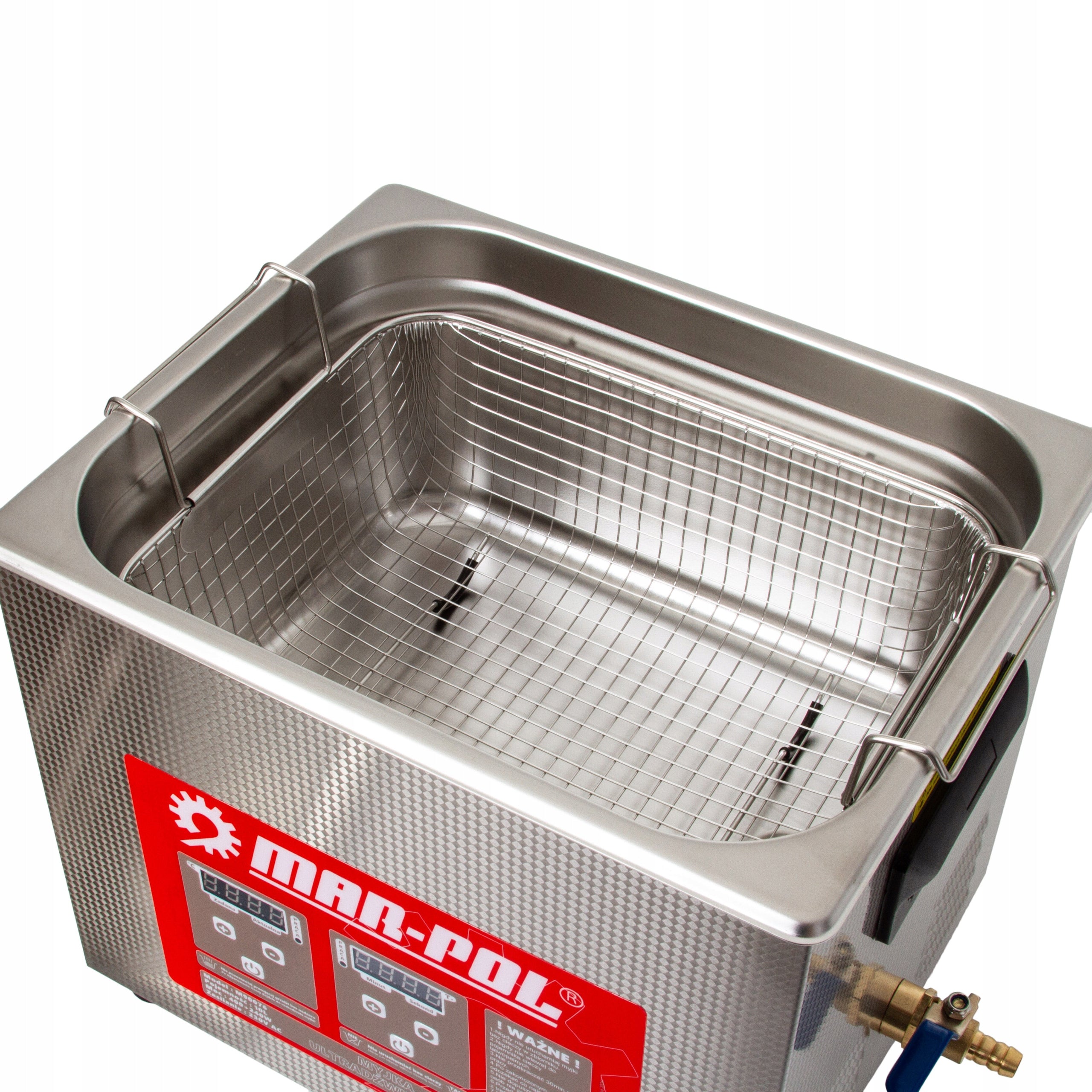 WASHER ULTRASONIC BATH 10L STERILIZER WASHING PARTS CAVITATION 550W Product weight with unit packaging 7.6 kg
