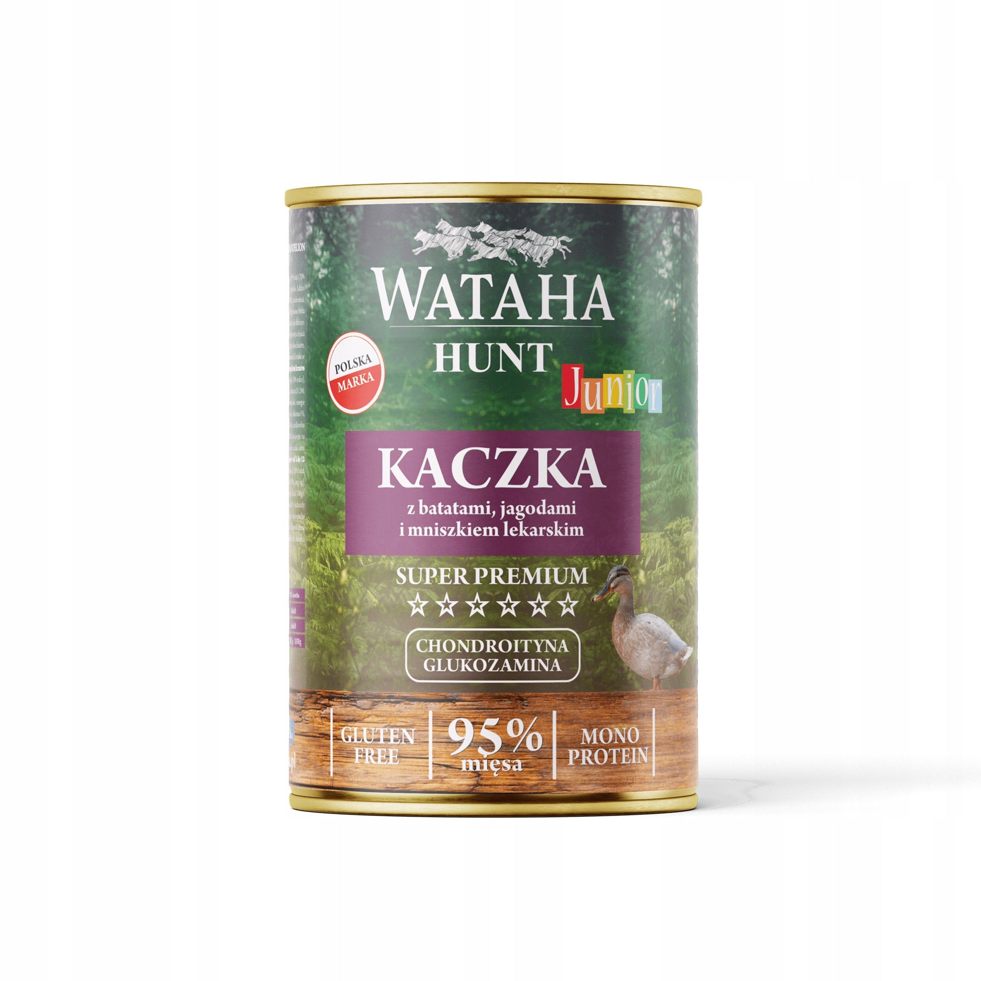WATAHA HUNT JUNIOR MONOPROTEIN DUCK PUPPY FOOD WITH SWEET POTATO 400G