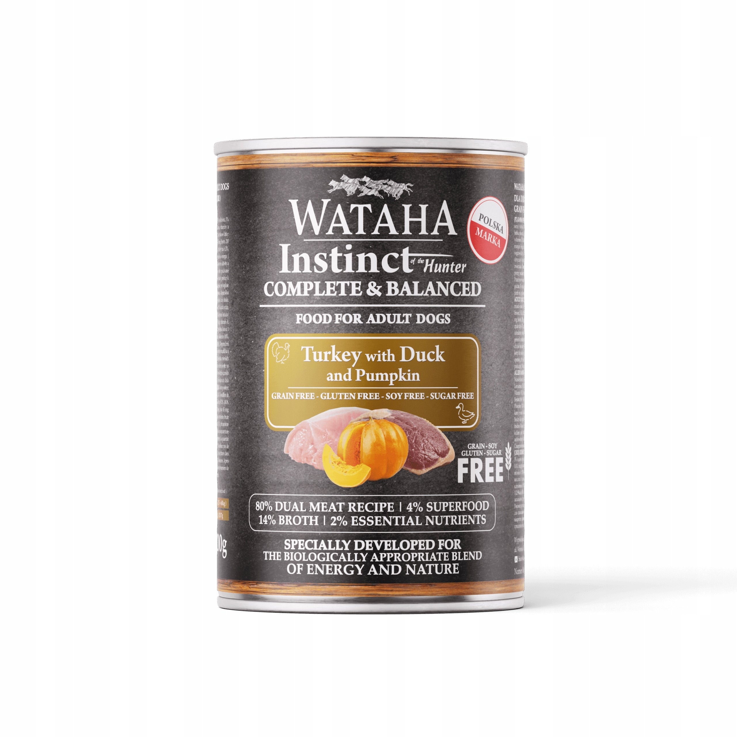 WATAHA INSTINCT 80% TURKEY WITH DUCK AND PUMPKIN 400G