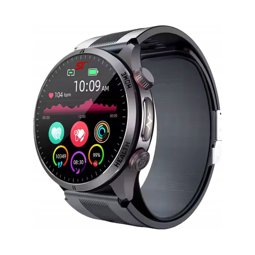 WATCH CARDIOWATCH PUMPED CUFF BLOOD PRESSURE MONITOR EKG SUGAR BLOOD BMI