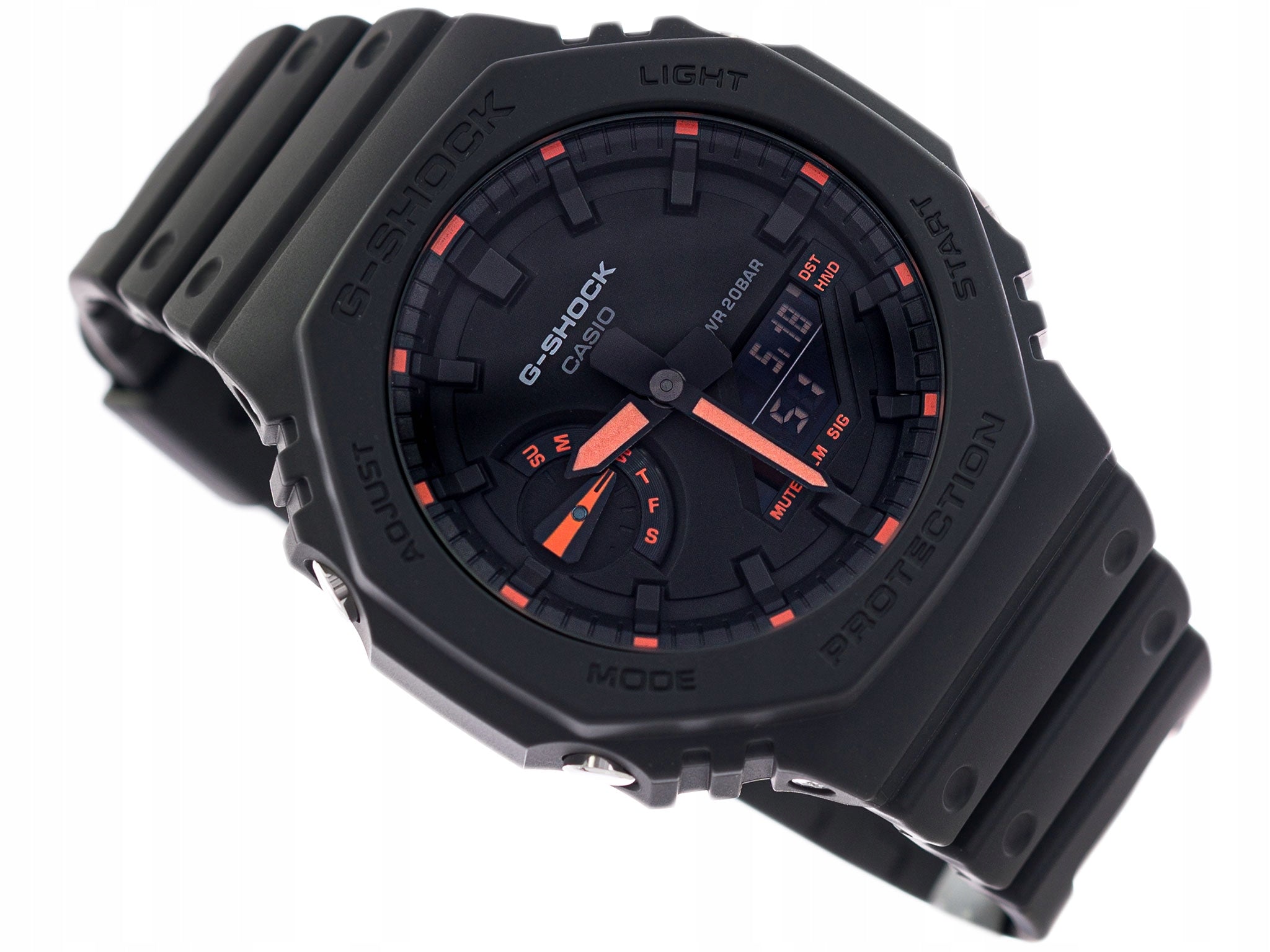 WATCH CASIO GA-2100-1A4ER G-SHOCK NEON ACCENT
