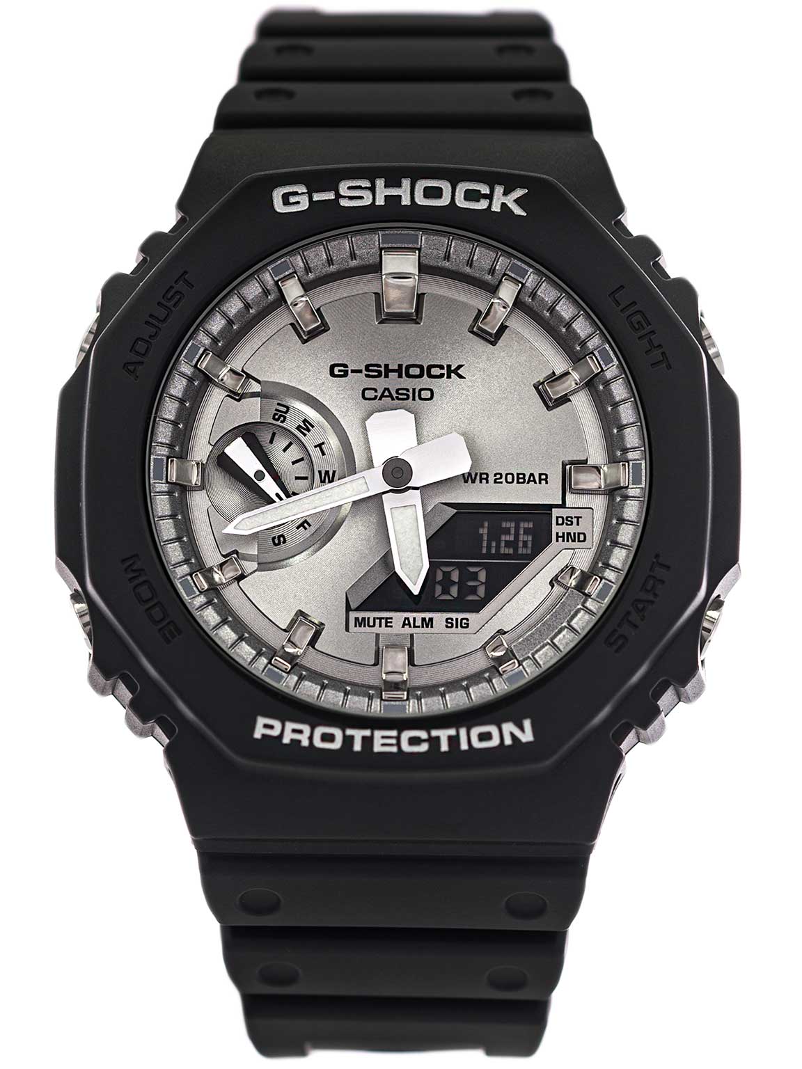 WATCH CASIO GA-2100SB-1AER G-SHOCK BLACK STOPWATCH WATERPROOF 200M CARBON Packaging status original