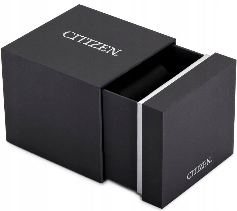 WATCH CITIZEN ECO DRIVE AT2480-81E SUPER TITANIUM MILITARY CHRONO + BOX Packaging status original