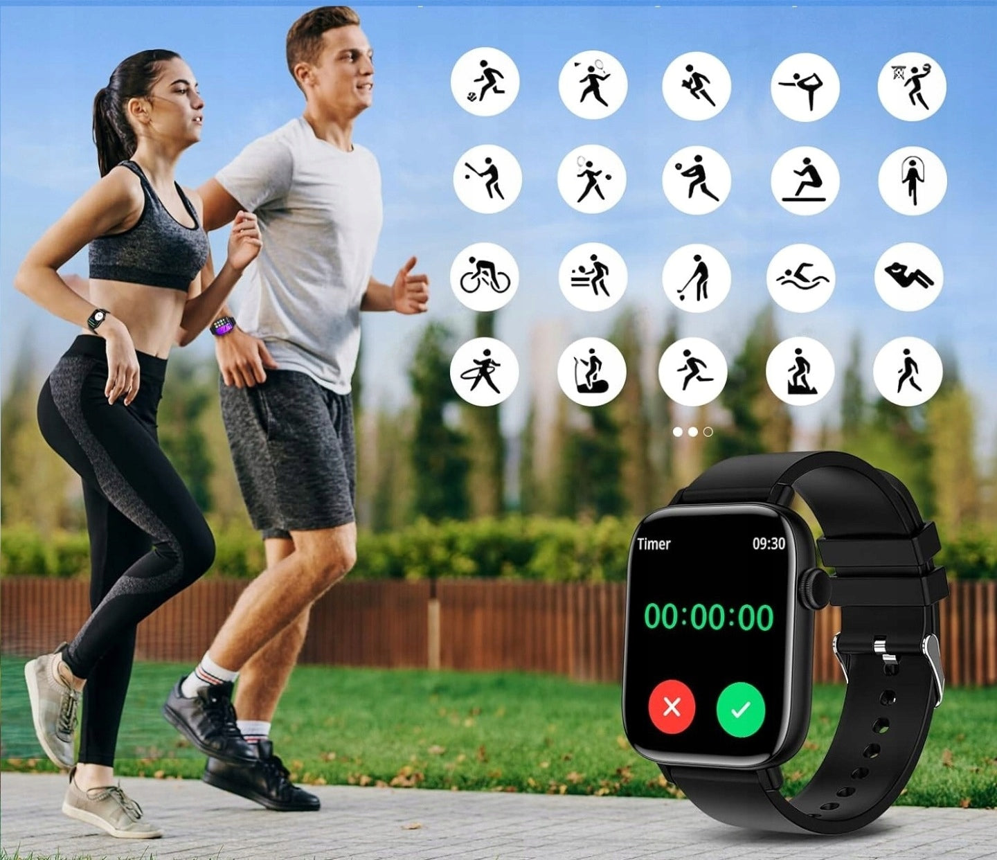 WATCH ON HAND SMARTWATCH SPORTS BAND IDEAL FOR GIFT FITPRO Brand no brand