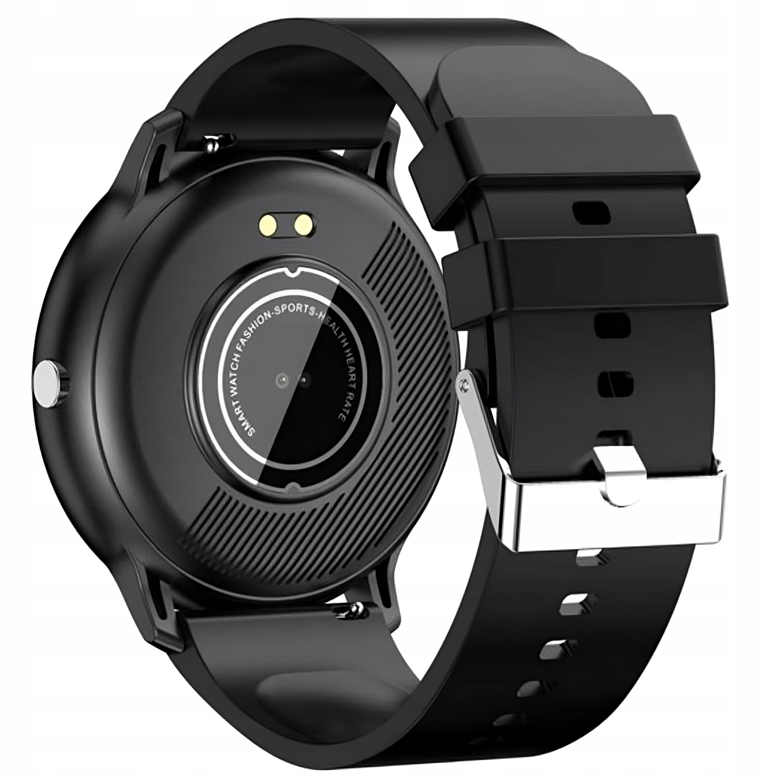 WATCH SMARTWATCH BLOOD PRESSURE MONITOR PEDOMETER EKG TALK IOS ANDROID PL Case color black