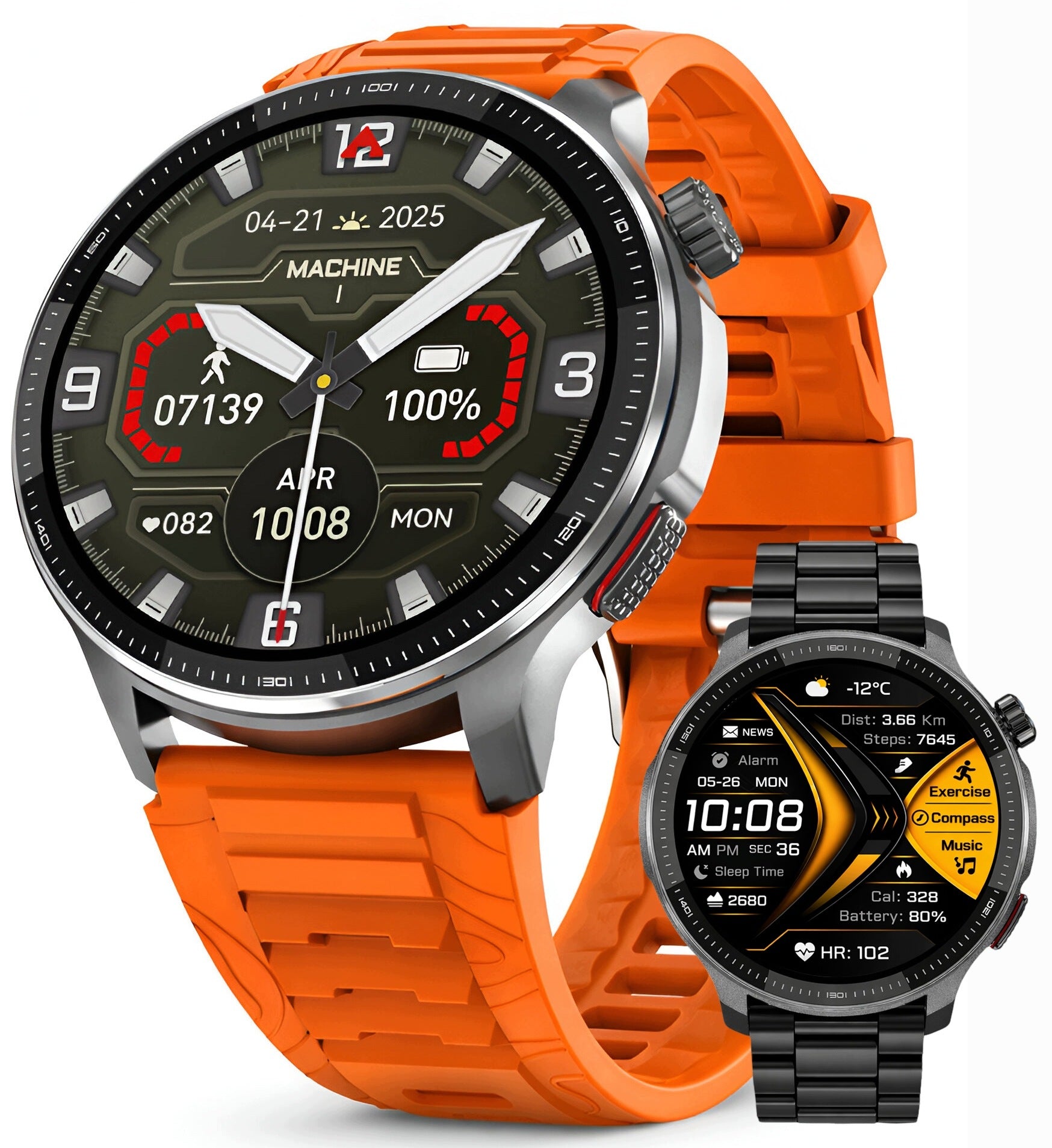 WATCH SMARTWATCH GPS LZ6 MAPS AMOLED VIDEO RECORDER PHOTOS APPS Packaging status original