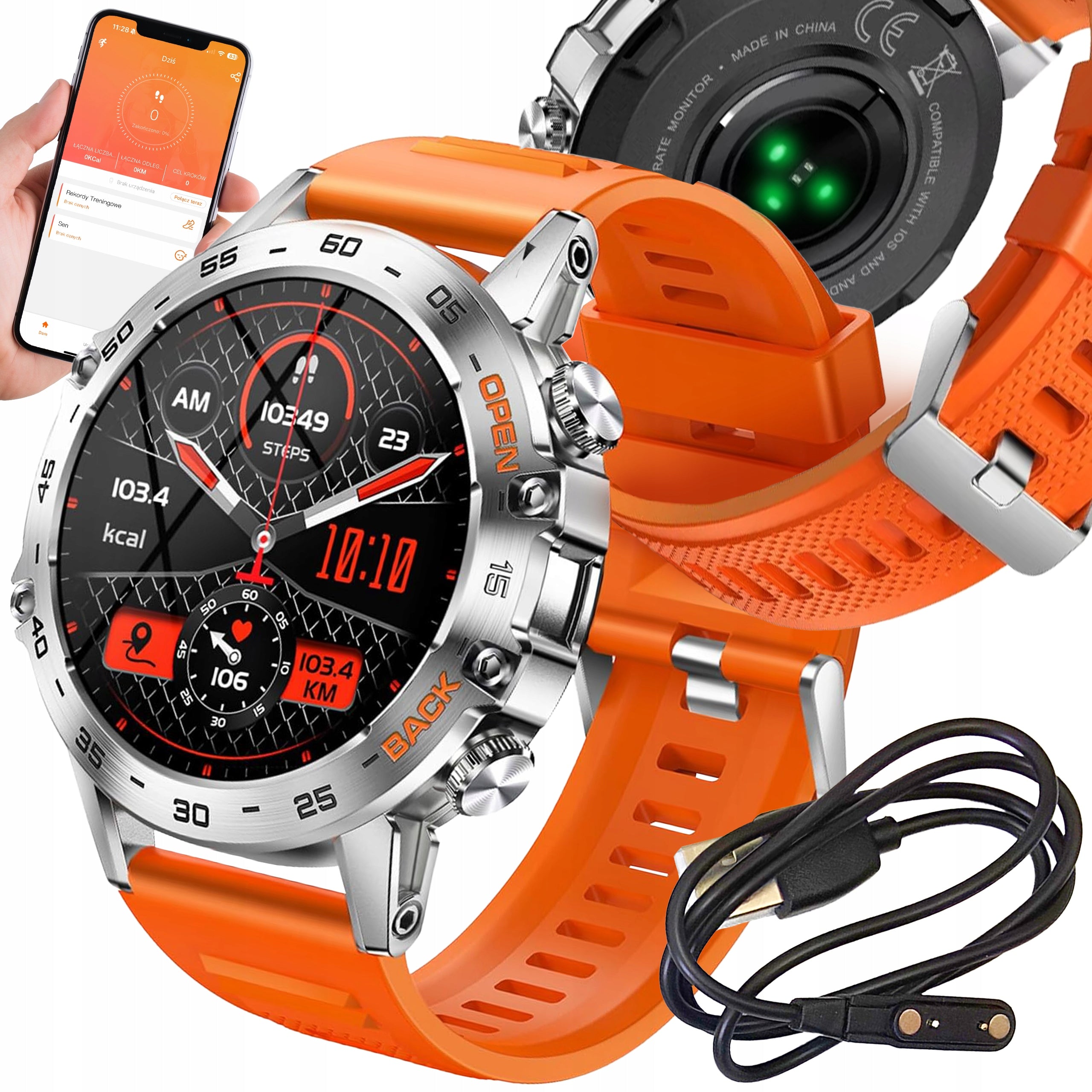 WATCH SMARTWATCH MEN'S CONVERSATIONS WOMEN'S POLISH MENU SPORT POMARAŃ