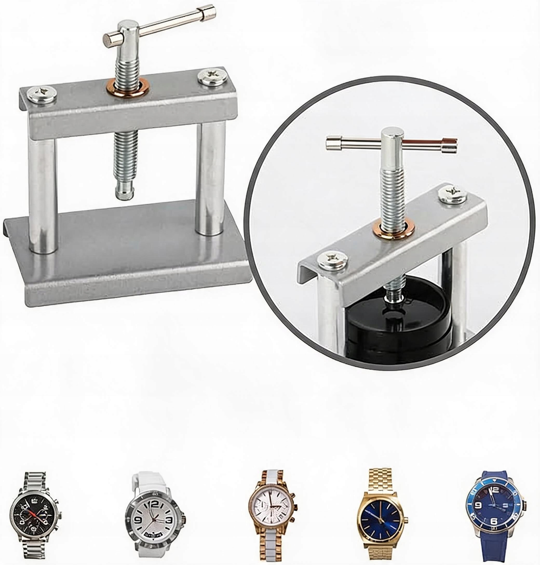 WATCHMAKING PRESS KIT FOR REPAIRING WATCHES WITH 12 DIFFERENT FORMS Brand no brand