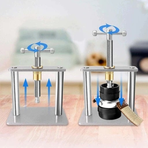 WATCHMAKING PRESS WATCH PRESS PRESSURE PLATES SET OF 18 FORMS Manufacturer code DOM/MW/B-PRA01