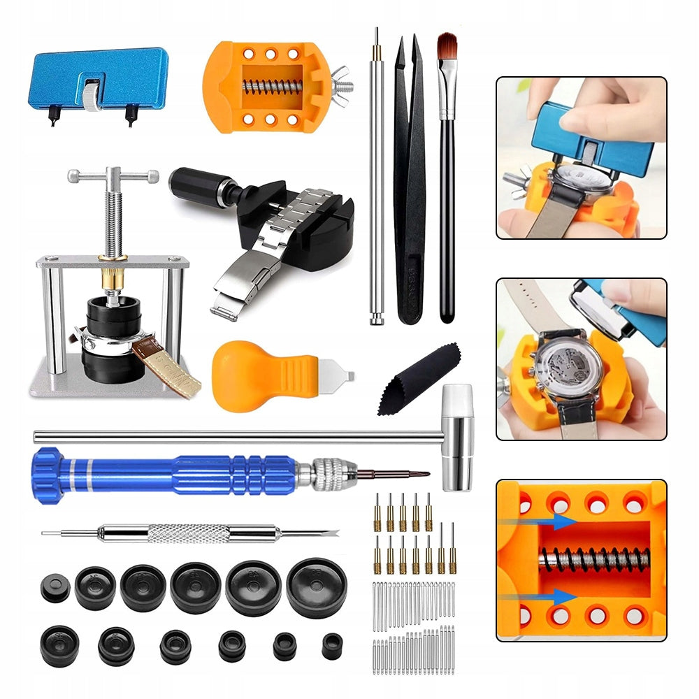 WATCHMAKING SET WATCH TOOLS WATCHMAKER REPAIR x 81