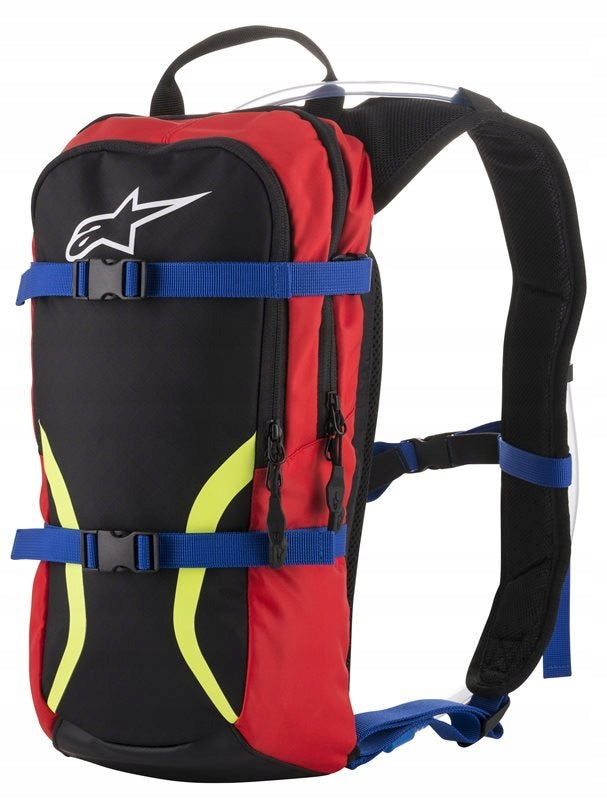 WATER BACKPACK ALPINESTARS IGUANA HYDRATION BLACK/BLUE/RED/YELLOW 6l