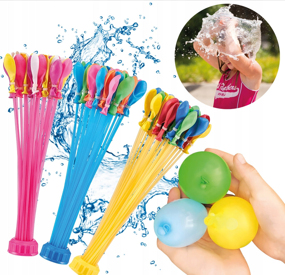 WATER BALLOONS WATER BOMBS 111 PCS AUTOMATIC FILLING ŚMIGUS DYNGUS